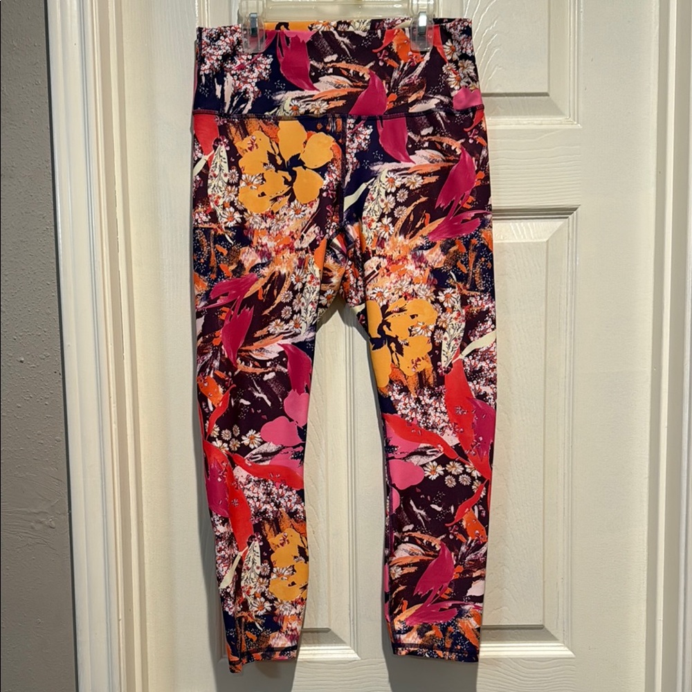 Fabletics Colorful Abstract Print Leggings